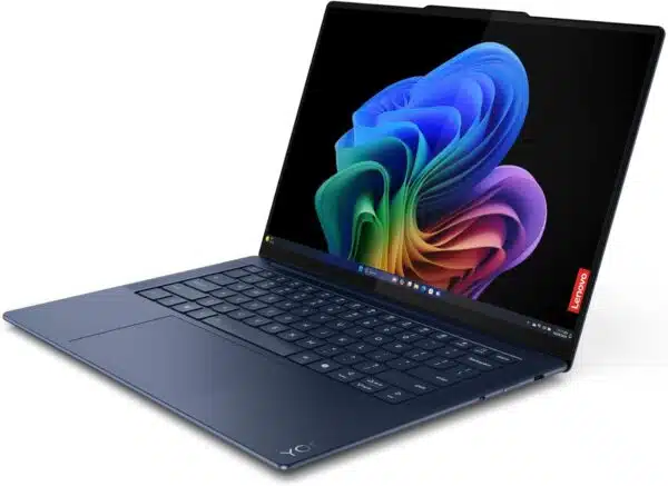 Lenovo Yoga Slim 7 COPILOT+ 14Q8X9 83ED0001US Snapdragon® X Elite 3.4GHz 16GB 512GB SSD 14.5" 3K (2944x1840) TOUCHSCREEN OLED 90Hz Qualcomm® Adreno™ GPU MIL-STD-810H Cosmic Blue BT WIN11 IR Webcam Backlit Keyboard BUSINESS LAPTOP IN LEBANON