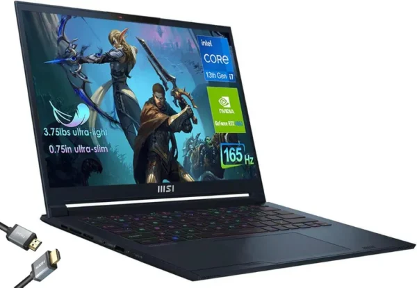 MSI Stealth Studio Intel Core i7-13620H 16 GB 1TB NVMe 14" FHD NVIDIA GeForce RTX 4060 Star Blue " Windows 11,Wi-Fi 6