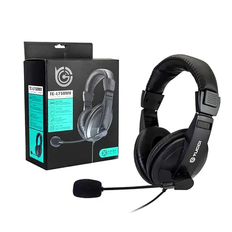 Tucci tc-l750mv stereo gaming headphons TC-L750MV ACCESSORIES IN LEBANON