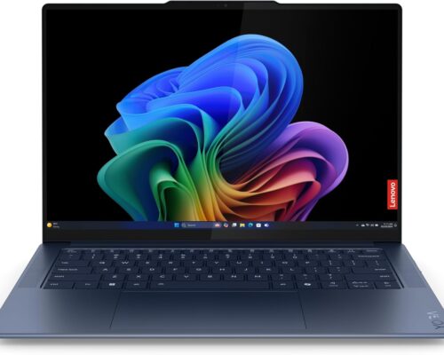 Lenovo Yoga Slim 7 COPILOT+ 14Q8X9 Snapdragon® X Elite 3.4GHz 16GB 512GB SSD 14.5″ 3K (2944×1840) TOUCHSCREEN OLED 90Hz Qualcomm® Adreno™ GPU MIL-STD-810H Cosmic Blue BT WIN11