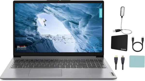 Lenovo Ideapad 1 Intel Core I3-1215U 256GB SSD 8GB DDR4 15.6 inch 1920x1080 Intel UHD Graphics No OS Grey Business Laptop 2 Year warranty Laptop in Lebanon