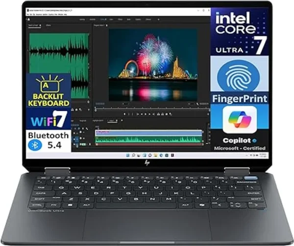 HP OmniBook BB6V8U8R Ultra 14T-FH000 Intel Core Ultra 7 256V 1TB SSD 16GB 14.0 Inch 2880x1800 Intel Arc Graphics W11H Gray LAPTOP IN LEBANON