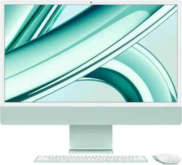 IMac Apple MQRN3ZP/A M3 8-Core CPU 8GB DDR5 256GB SSD 24 inch 4.5K 10-Core GPU Green BUSINESS DESKTOP 1 YEAR WARINTY