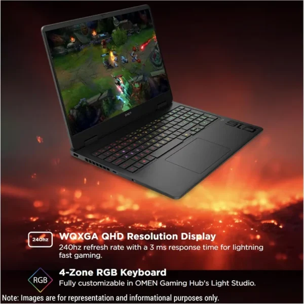 HP OMEN 16 B94T1UA#ABA Intel Core Ultra 9 285H 1TB SSD 32GB RAM 16.0 Inch, 1920x1200 NVIDIA GeForce RTX 5070 8GB W11H Black 1Year Warranty