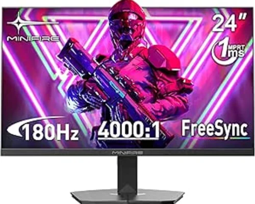 MINIFIRE 24″FHD 180Hz HDMI+DP VESA MOUNT MONITOR