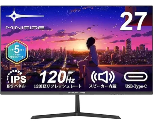 Minifire Monitor 27″ IPS Display Full HD HDR10