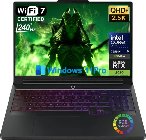 83F5006HUS Lenovo Legion 7i U9-275HX 64GB 2TB 16.0 oled 240Hz RTX5080 W11 lebanon