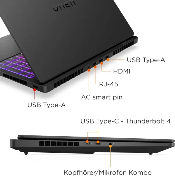 HP OMEN MAX 16T-AH0027NG Core™ ULTRA 9 275HX 64GB DDR5 2TB NVME EN 16" WQXGA (2560x1600) OLED 240HZ RTX 5090 24GB GAMING LAPTO LEANON
