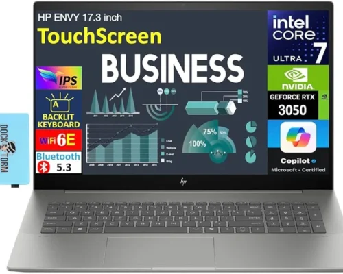 HP Envy 17 Intel Core Ultra 7 155U 2TB SSD 32GB DDR5 17.3 Inch Touch Fullhd  Nvidia GeForce RTX 3050 4GB W11H Grey 