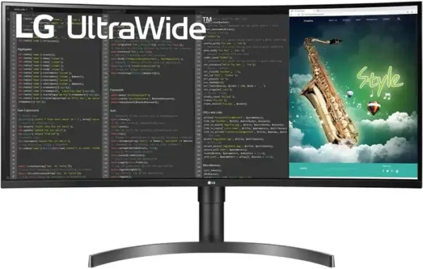 LG 35WN65C-B LG Ultrawide Monitor 1800R Curved AMD FreeSync Hight & Tilt Adjustable Black Stabilizer Dual Controller 2x7W Speakers 35 Inch lebanon