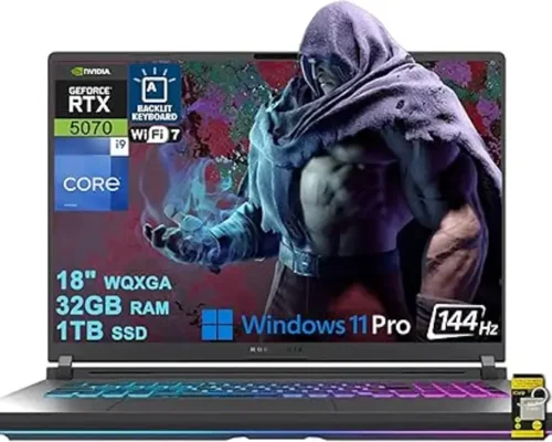 Asus ROG STRIX G18 Core™ i9-14900HX 32GB 1TB NVMe 18″ NVIDIA® RTX 5070 8192MB