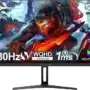 Minifire 27 Inch Gaming Monitor MF27F4Q 180Hz, WQHD 2560x1440, 2K PC Screen with Fast IPS, 1ms MPRT, HDR, 120% sRGB, FreeSync, VESA 100x100 Compatible, Tilt