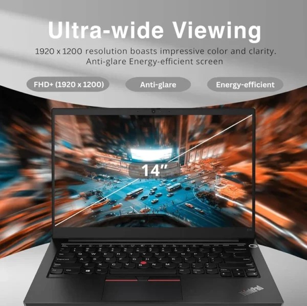 LENOVO THINKPAD E14 G5 CORE i5-1335U 16GB 512GB NVME 14" WUXGA TOUCH FP WIN11 PRO GREY LAPTOP LEBANON
