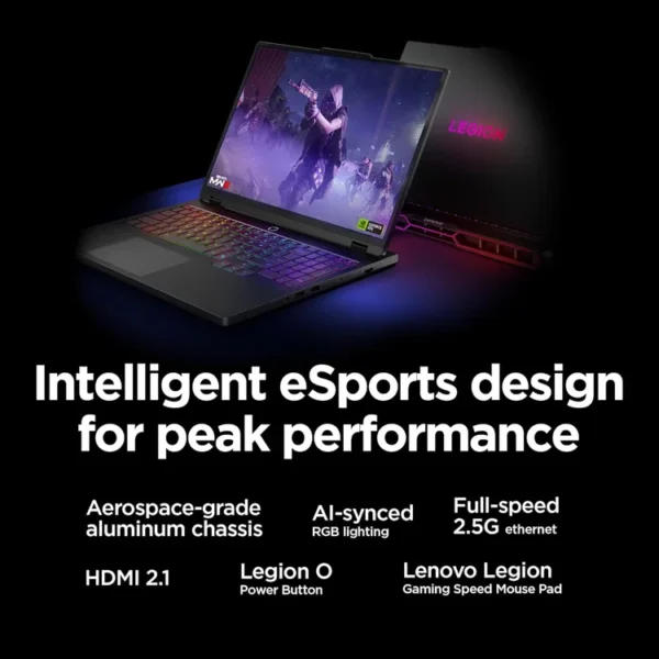 ALENOVO LEGION 5 16IAX10 83NX0000US Core™ ULTRA 9 275HX 32GB DDR5 1TB NVME EN 16 WQXGA OLED 240HZ RTX 5060 8GB WIN 11 LAPTOPS IN LEBANON
