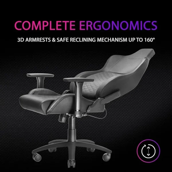 MARS GAMING MGC-ULTRA PREMIUM ERGO MGCULTRABK GAMING CHAIRLEATHER ERGO-BACK BLACK GAMING CHAIR IN LEBANON