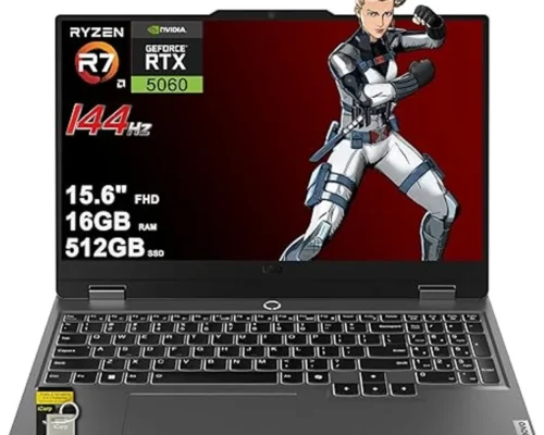 LENOVO LOQ AMD Ryzen 7 250 512GB SSD 16GB DDR5 15.6 Inch  Nvidia GeForce RTX 5060 8GB W11H Grey 1 Year Warranty