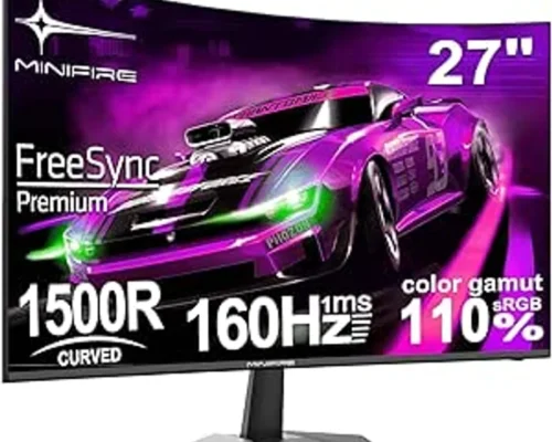 MINIFIRE 27 CURVED FHD 160HZ HDMI GAMING MONITOR