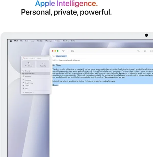 IMAC Apple M4 MWUV3LL/A 10-Core Chip 16GB 512GB SSD EN 24" 4480 x 2520 Retina Display 10-Core GPU | 16-Core Neural Engine "macOS with Apple Intelligence/Magic Keyboard & Magic Mouse SILVER IMAC IN LEBANON