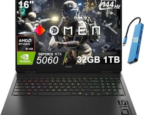 HP OMEN 16 AMD Ryzen™ 9 8940HX 32GB 1TB NVMe 16.1 RTX 5060 8192MB SHADOW BLACK WIN11