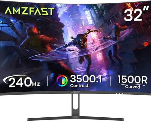 AMAZON 32  CURVED FHD 240Hz HDMIX2+DPX2 GAMING MONITOR