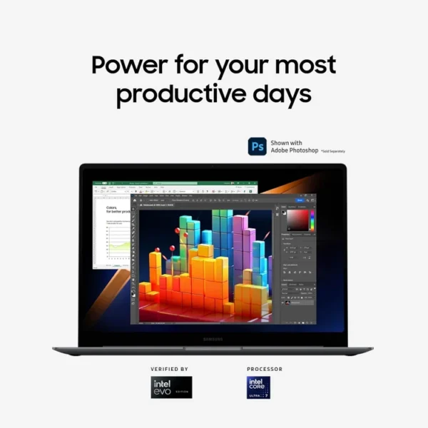 GALAXY BOOK 4 PRO NP940XGK-KG1US INTEL ULTRA 7 155H/16/512GB NVME/14" 3K OLED TOUCH 120Hz/WIN 11 GREY LAPTOP IN LEBANON