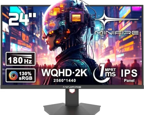 MINIFIRE  24″2K WQHD 2560X1440 180Hz HDMIX2+DPX2 VESA MOUNT MONITOR