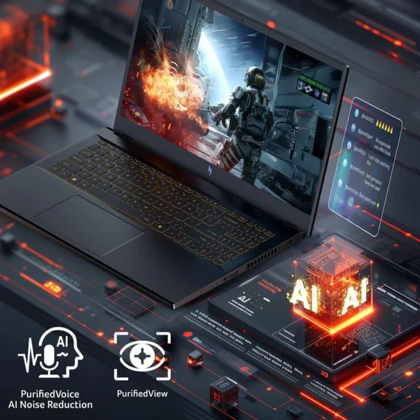 ACER NITRO 5 V-15-ANV15-52-92DD CORE i9-13900H 16GBRAM 512 SSD RTX 5060 165HZ 15.6” FHD IPS GAMING LAPTOP