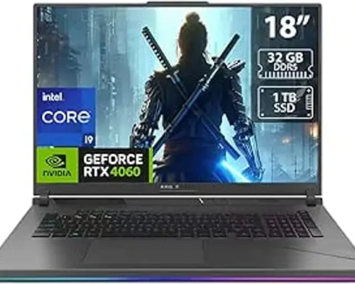 ASUS ROG Strix G18 (2024)  Core™ i9-14900HX 18″ WQXGA  32GBRAM 1TB 240HZ RTX 4060 8GB