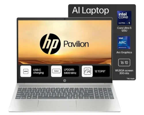 HP PAVILION 16 Ai Intel Core 5 120U  512GB SSD 8gb 16.0 Inch 2k  Intel UHD Graphics Silver W11H