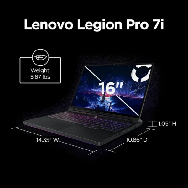 LENOVO LEGION 5 16IAX10 83NX0000US Core™ ULTRA 9 275HX 32GB DDR5 1TB NVME EN 16 WQXGA OLED 240HZ RTX 5060 8GB WIN 11 LAPTOPS IN LEBANON