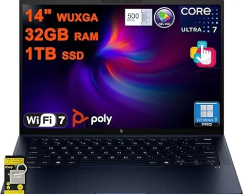 Hp   EliteBook X G1i 14 i7 Ai Copilot+PC Intel Core Ultra 7 258V 1TB SSD 32GB DDR5 14.0 Inch Touch  Integrated Intel Arc W11H Black