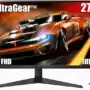LG 27GQ40W-B 27" DP+ DUAL HDMI RES 1920 x 1080 RESP 1ms 165Hz WALL MOUNT BLACK MONTOR Accessories IN LEBANON
