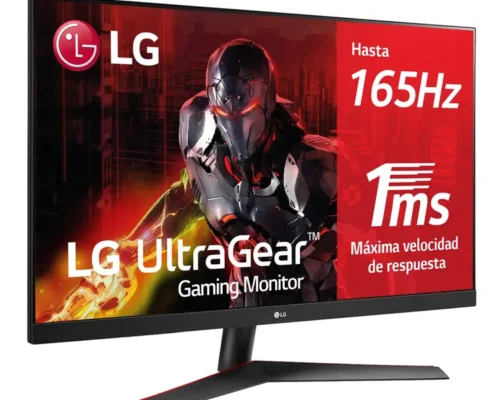 LG 32 -B 32″DP+ DUAL HDMI RES 2560 x 1440 RESP 1ms 165Hz WALL MOUNT BLACK MONITOR