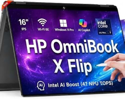 Hp OmniBook X Flip 16 2-in-1 Copilot intel Core Ultra 7 256V 1TB SSD 16GB 16.0 Inch 2k Touch