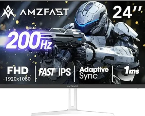 AMAZON 24 FHD 200Hz HDMI+DP VESA MOUNT WHITE COLOR