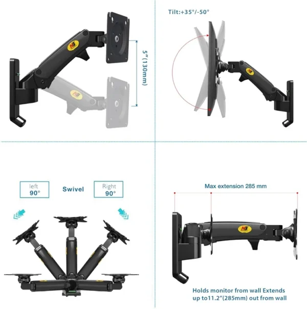 Wall Mount Bracket Arm for LED LCD TV Screen Monitor Accessories IN LEBANON