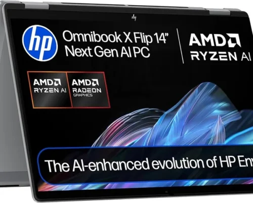 HP OmniBook X 14 X360 FLIP RYZEN Ai 5-340 16GB 512GB NVME 14 WUXGA TOUCH SCREEN ATI WIN 11 SILVER