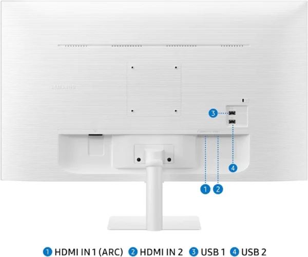 LS27CM501EUXEN Led Samsung Smart Monitor M5 27 FHD With Remote controller 60Hz 5 ms 1 year warranty Monitor in Lebanon