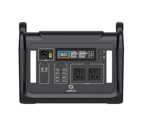 Portable Power Station LiFePO4 2160Wh 2400 Watts with 300W Solar Panel Combo Lithium Battery