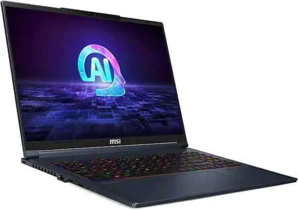 MSI - Stealth STUDIO 18 AI A1VHG-019US Intel Core Ultra9-185H 32 GB 1TB SSD 18" (2560x1600) 240Hz NVIDIA® GeForce RTX™ 4080 12G Midnight Black Windows 11 LAPTOP IN LEBANONMSI - Stealth STUDIO 18 AI A1VHG-019US Intel Core Ultra9-185H 32 GB 1TB SSD 18" (2560x1600) 240Hz NVIDIA® GeForce RTX™ 4080 12G Midnight Black Windows 11 LAPTOP IN LEBANON
