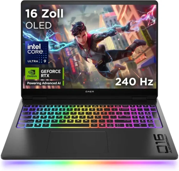HP OMEN MAX 16 ah0095ng Core™ ULTRA 9 275HX 32GB DDR5 2TB NVME EN 16" WQXGA 2K OLED 240HZ RTX 5080 16GB WIN 11