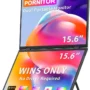 PORTABLE 2.5K Dual Monitor Triple Laptop Screen Extender 15.6" Display Foldable Dual Monitors Portable Monitor 180°Rotation LEBANON