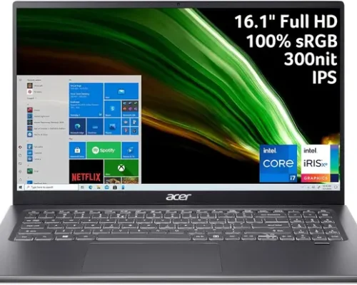 Acer Swift 3X 11th Gen Intel Core i7 16GB RAM 512 SSD 15.6” FHD IPS Iris Xe Max