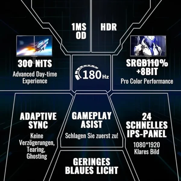 Minifire Gaming Monitor 24 Inches - Image 4