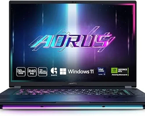 Gigabyte AORUS 16 GAMING  Core™ Ultra 9 275HX 32GB 2TB SSD 16″ OLED 240Hz NVIDIA GeForce RTX 5090 24GBDARK TIDE	WIN11 Backlit Keyboard