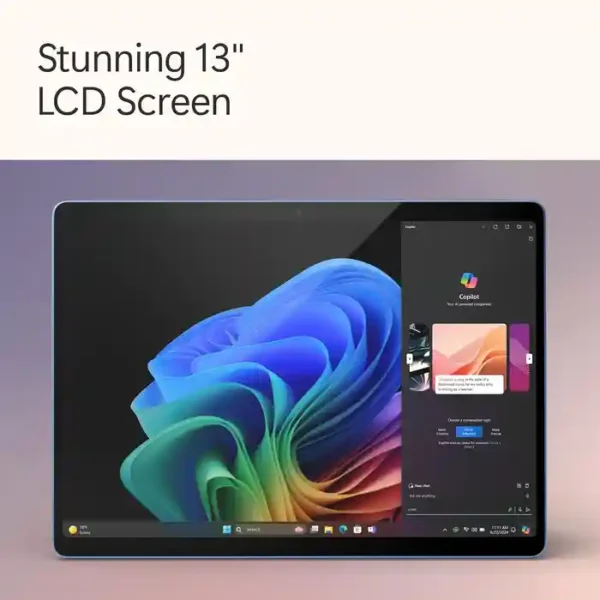 Microsoft Surface Pro Copilot+ ZHY-00001 Qualcomm Snapdragon X Plus 16GB 512GB SSD 13" 2.8K (2880x1920) TOUCHSCREEN Qualcomm Adreno GPU NO KEYBOARD PLATINUM BT WIN11 Webcam