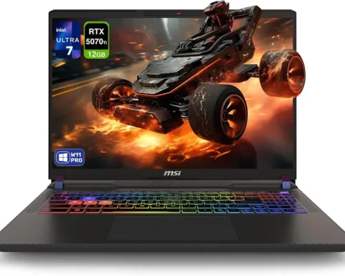 MSI VECTOR 16 HX ULTRA 7 255HX 16GB UPTO 96GB RAM 1TB NVME 16.0 144HZ RTX 5070TI 12GB W11