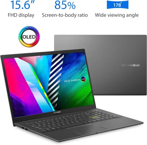 ASUS VivoBook K513EQ-PB79 Core i7-1165G7 16G 512Nvme 15.6FHD OLED 2GB MX350 W11 Gaming Laptop 1 year warranty Laptop in Lebanon