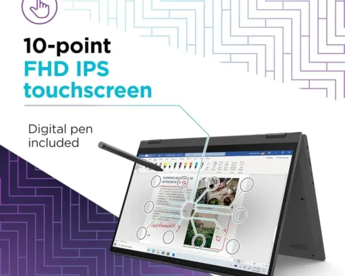 LENOVO FLEX 5 X360 AMD RYZEN 5 5500U 13TH GEN 8GB 256GB SSD 14 FULL HD TOUCHSCREEN ATI VGA WIN 11