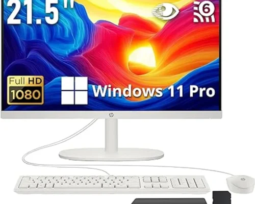 HP AIO ALL IN ONE  Intel N100 (LIKE I3-11THGEN 4CORE) 8GB 256GB SSD 21.45FHD(1920×1080) W11